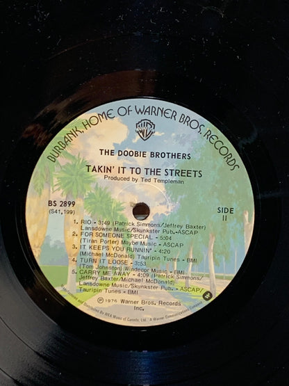 Doobie Brothers - Takin' It To The Streets (Classic Rock) Vinyl LP 1976 Warner