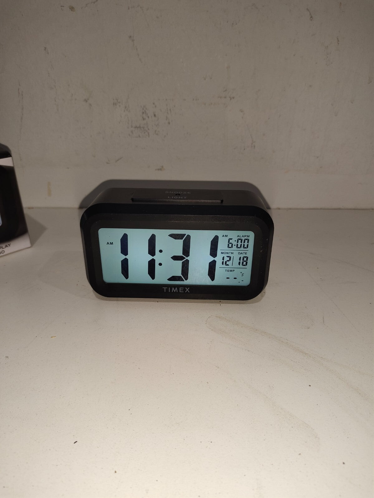 Timex Alarm Clock with Temperature Sensor and Large Display -  Model - T108B