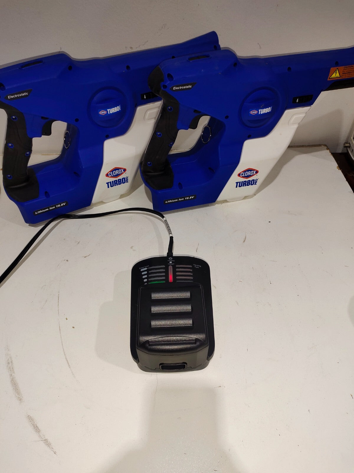 Clorox Electrostatic Sprayer Turbo Pro Blue - With Extra Spray Gun No Battery