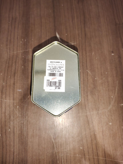 1993 Coca-Cola The Drink of All the Year Blue Collector Tin Hexagon 6 Sided