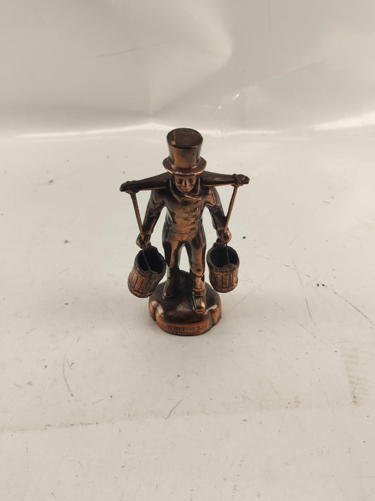VINTAGE GERMAN SOUVENIR BUILDING HUMMEL MORS HAMBURG CHIMNEY SWEEPER GES GESCH