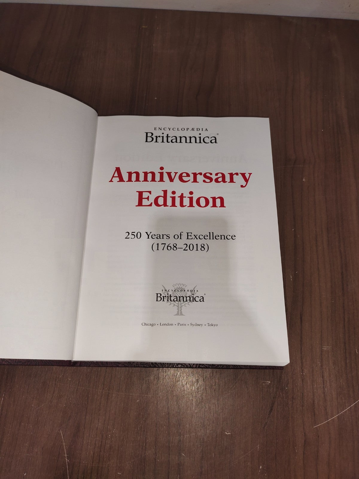 Britannica Encyclopedia Anniversary 1st Print Edition #19932Ultra Rare 1768-2018