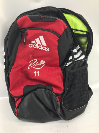 Adidas Stadium Black Red Soccer Team Backpack
