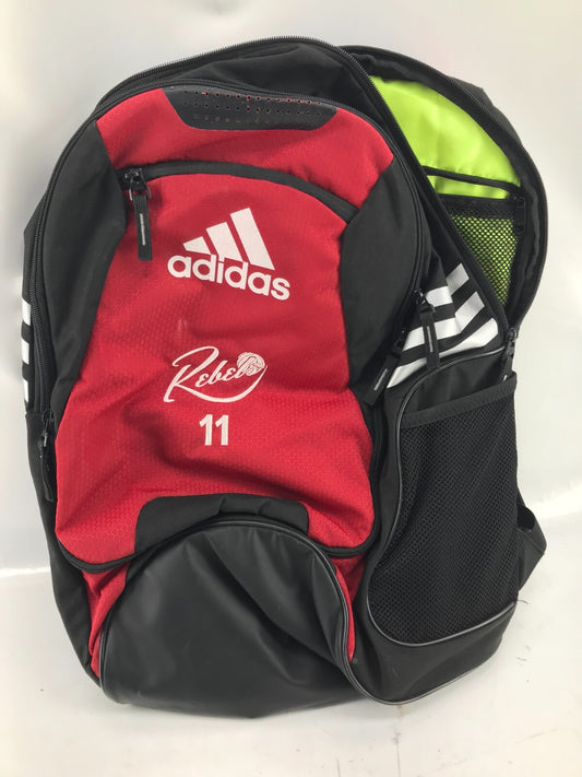 Adidas Stadium Black Red Soccer Team Backpack