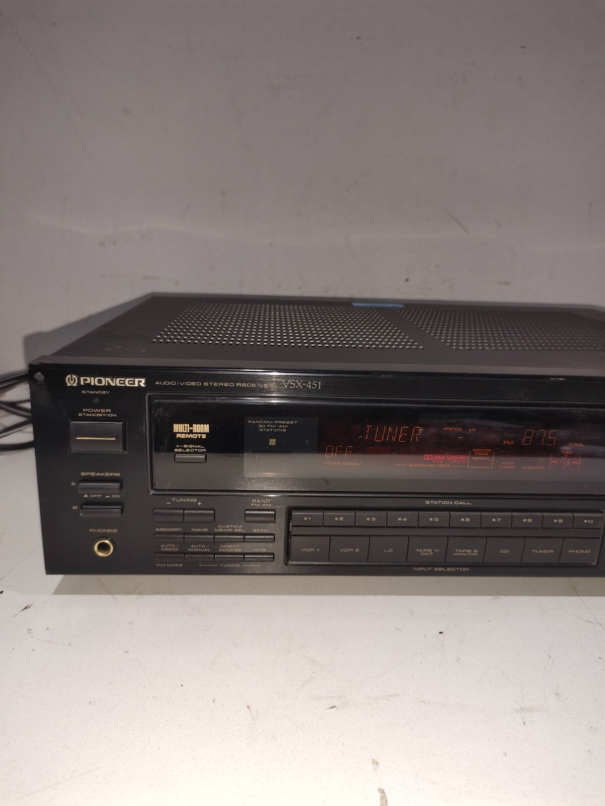 Vintage Pioneer A/V Receiver VSX-451 350W