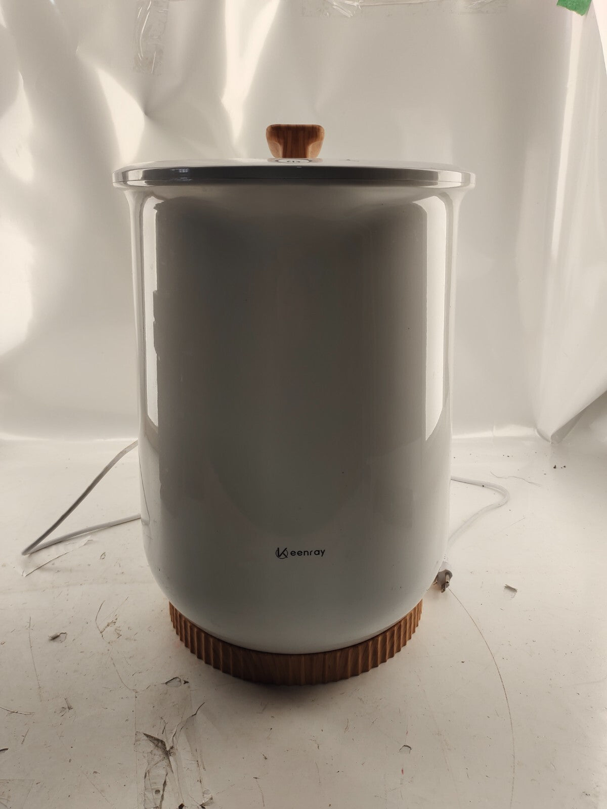 Keenray ComfortLife CL1 Large Snow White Bucket Style Towel Warmer Heater 40x70"
