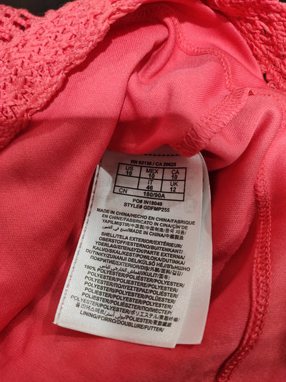 Guess Crochet Mini Peach Dress Size- 10
