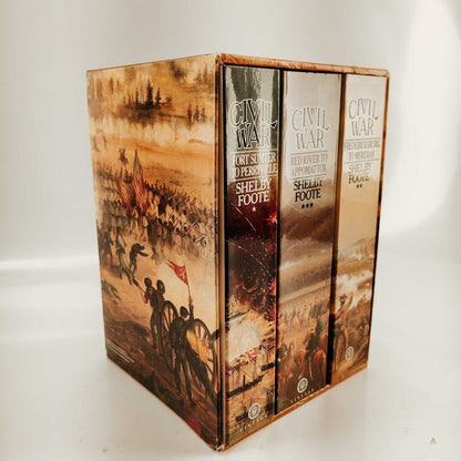 Civil War A Narrative Shelby Foote Box Set First Vintage Books Edition 1986