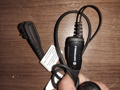 Motorola Swivel Earpiece PTT KIT HKLN4604B for Motorola Radios - 3