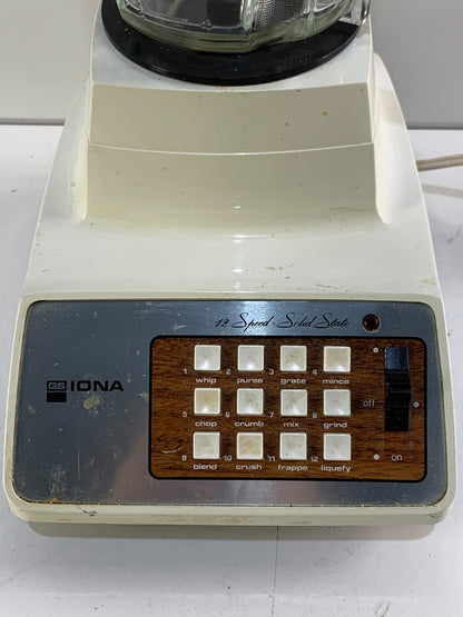 Vintage lona 12 Speed Solid State Blender