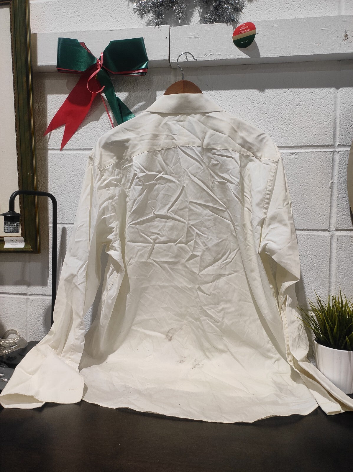 Charles Tyrwhitt Shirt Men's 17/33 in 43/84 cm 100% Cotton Slim Fit