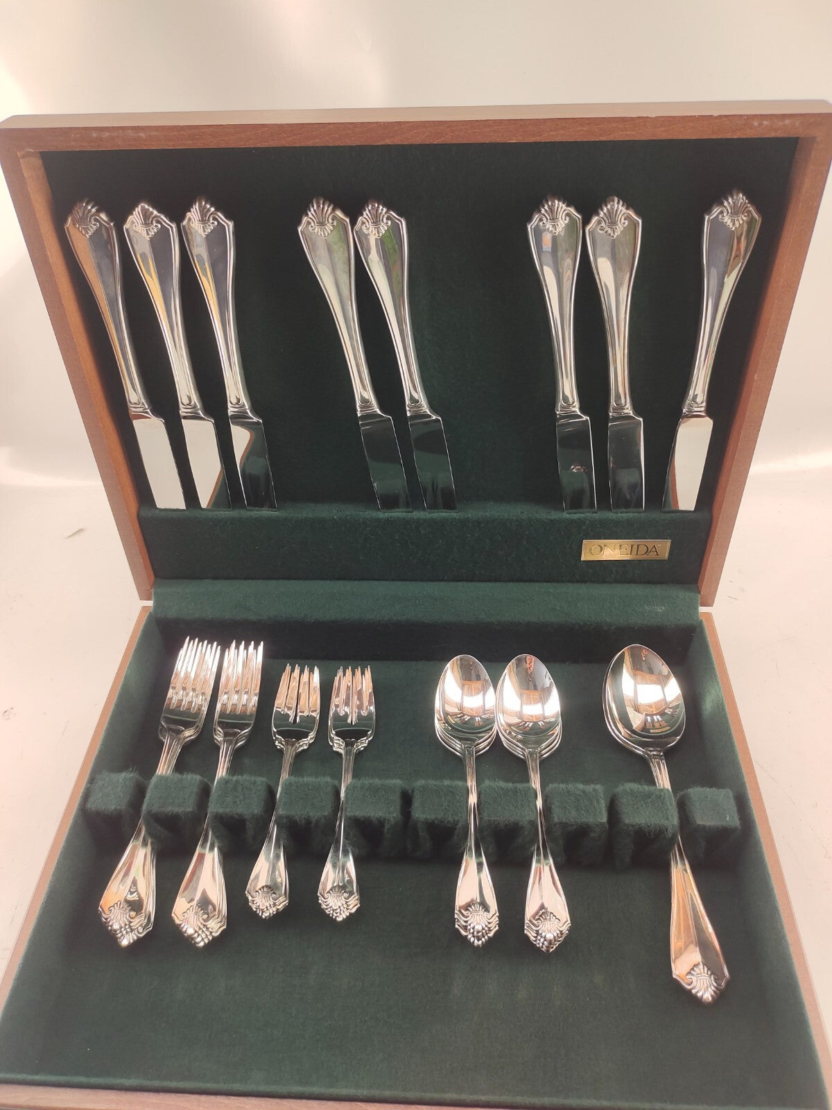 Oneida Stainless 18/10 Flatware 39 Piece Set Cutlery