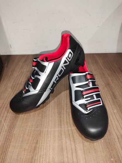 Crono CX-4 17 Mountain Bike Gravel BMX Shoes - Nero Black - Size - 39 (EUR)