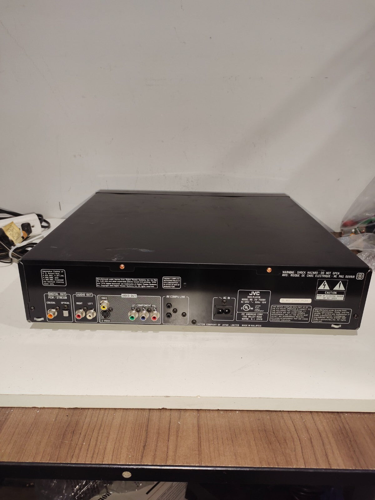 JVC XV-F80BK 7-Disc Progressive Scan DVD/CD Changer