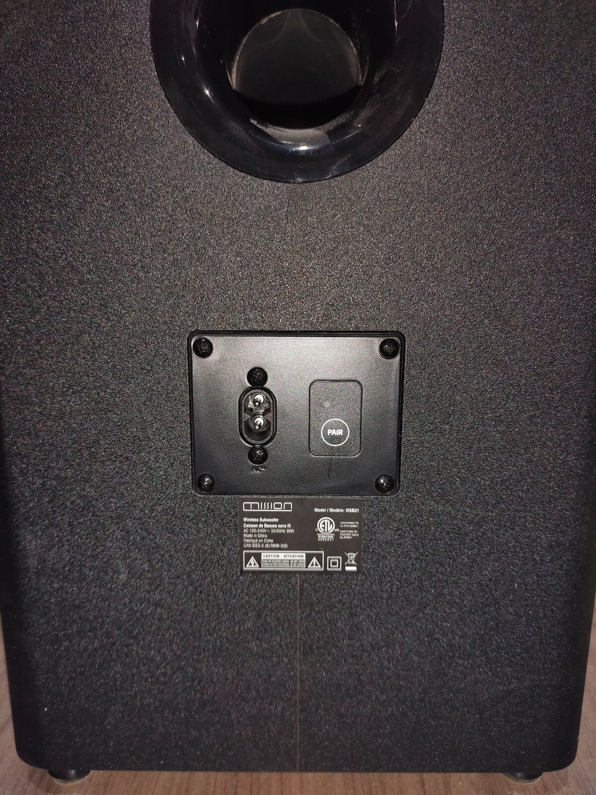 Mission MSB21 2.1 Subwoofer