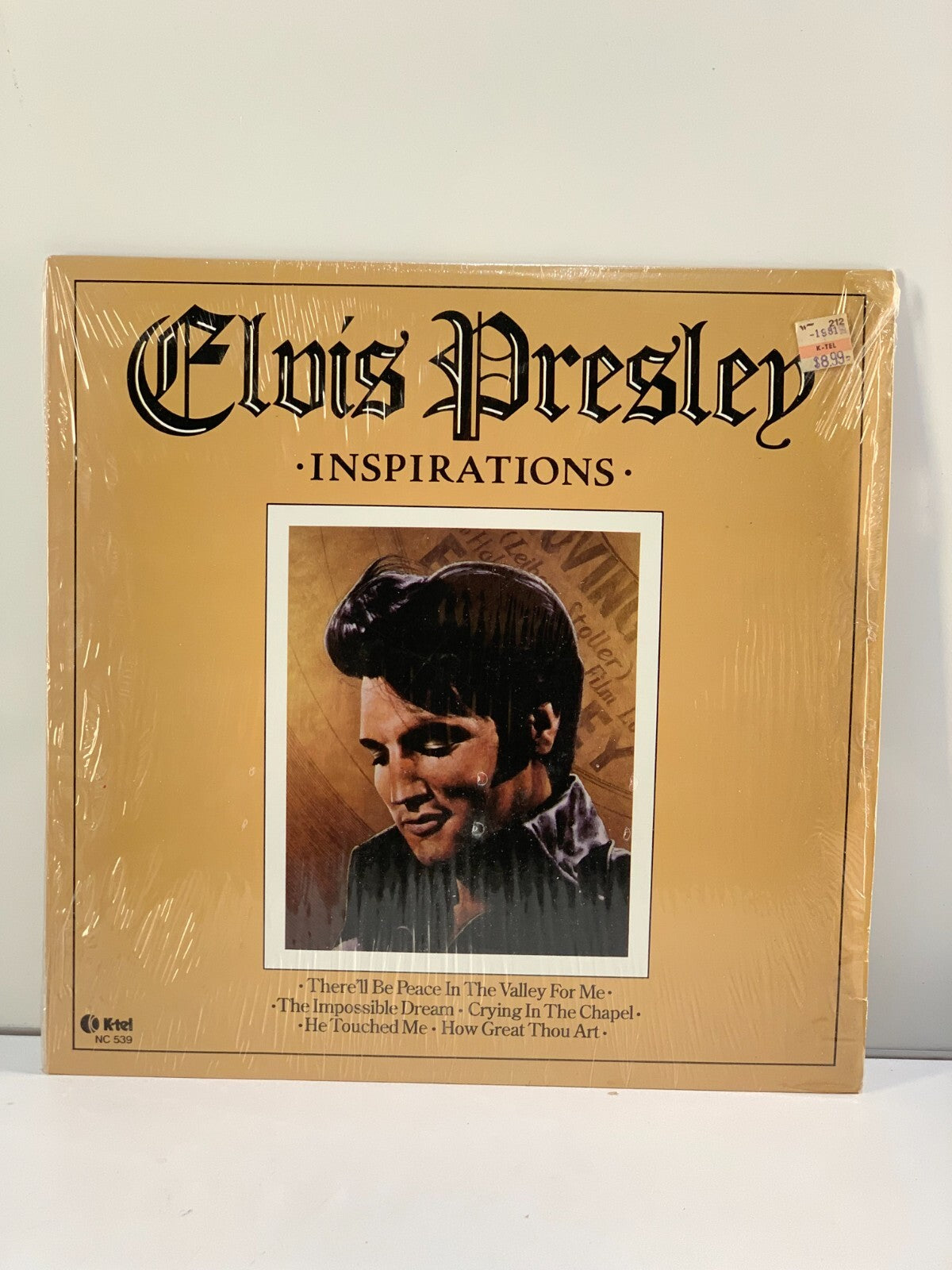 Elvis Presley Inspirations Gospel LP 1981 K-Tel NC 539