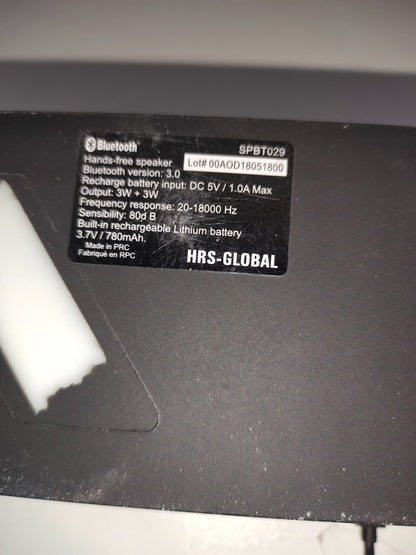 Escape Platinum SPBT029 Wireless Bluetooth Speaker with FM Clock and Radio