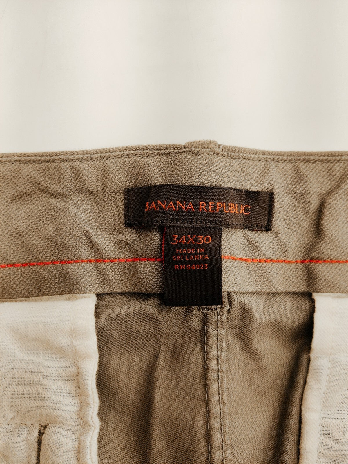 Banana Republic Grey Chino Pants Men's Size 34 x 30