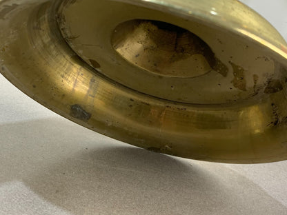 Antique Huge Victorian Brass Ornate Candelabra for 5 Taper Candles