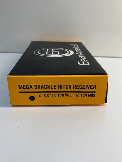GearAmerica MEGA SHACKLE HITCH RECEIVER 2" X 2" 8 TON WLL | 16 ΤΟΝ MBS