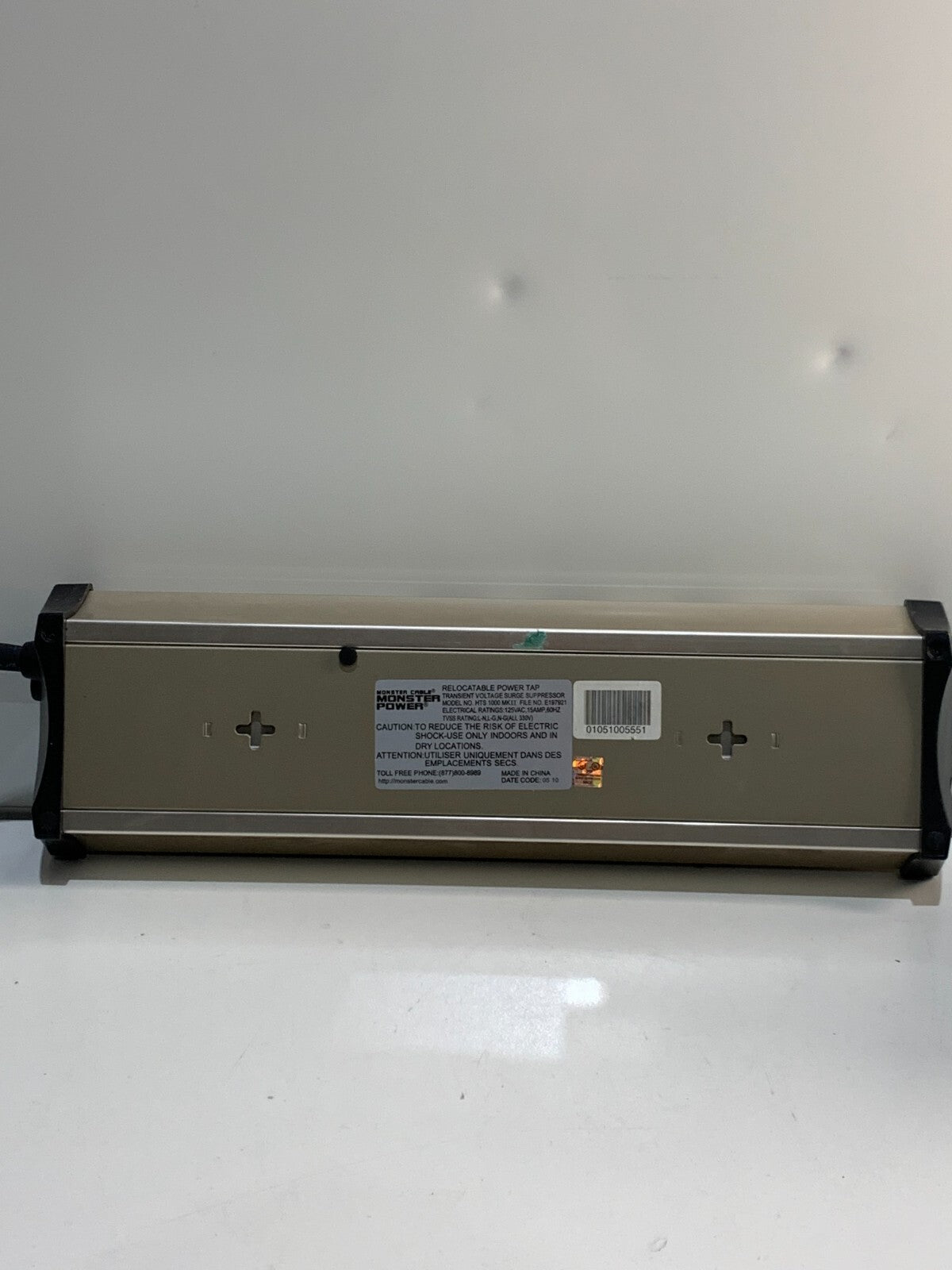 Monster Power Home Theater Power Center HTS 1000 MKII Surge Protector TESTED