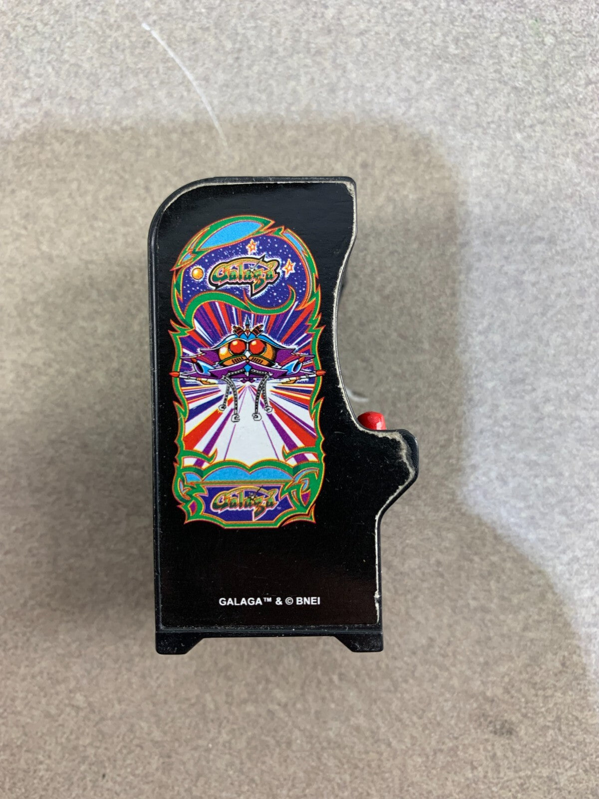 Galaga Mini Arcade Video Game Keychain Tiny Bandai Namco
