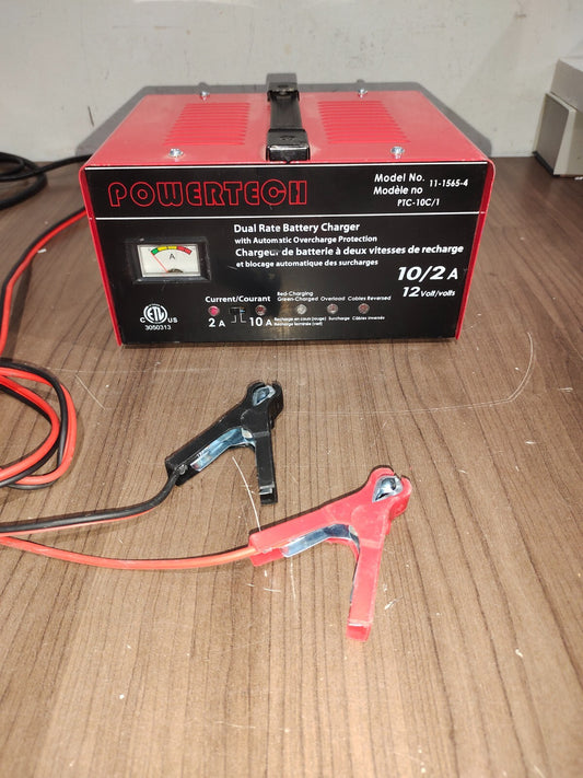 Power Tech Dual Rate Battery Charger - 11-1565-4 - PTC-10C/1