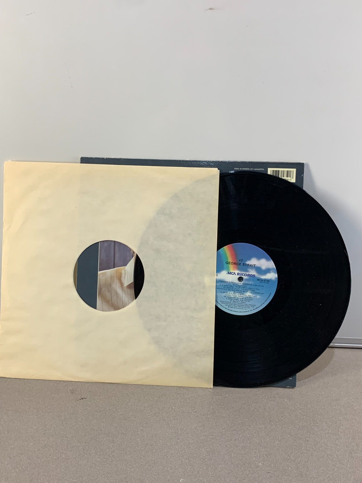 George Strait Quilt Block #7 MCA-5750 Country Album