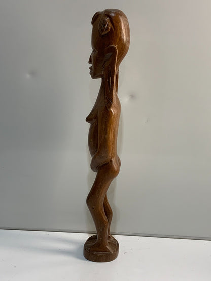 Beautiful Wood African Masai Warrior, Unique Rare