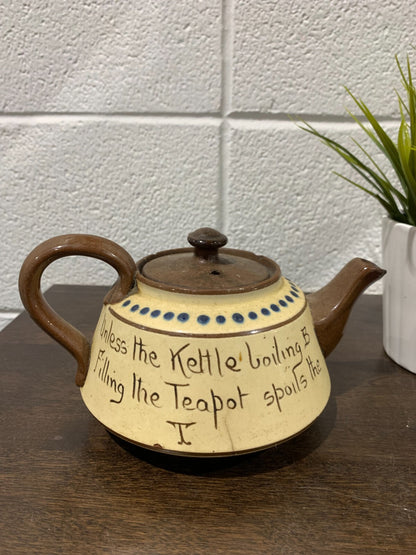 Watcombe Pottery Torquay Devon Tea Pot
