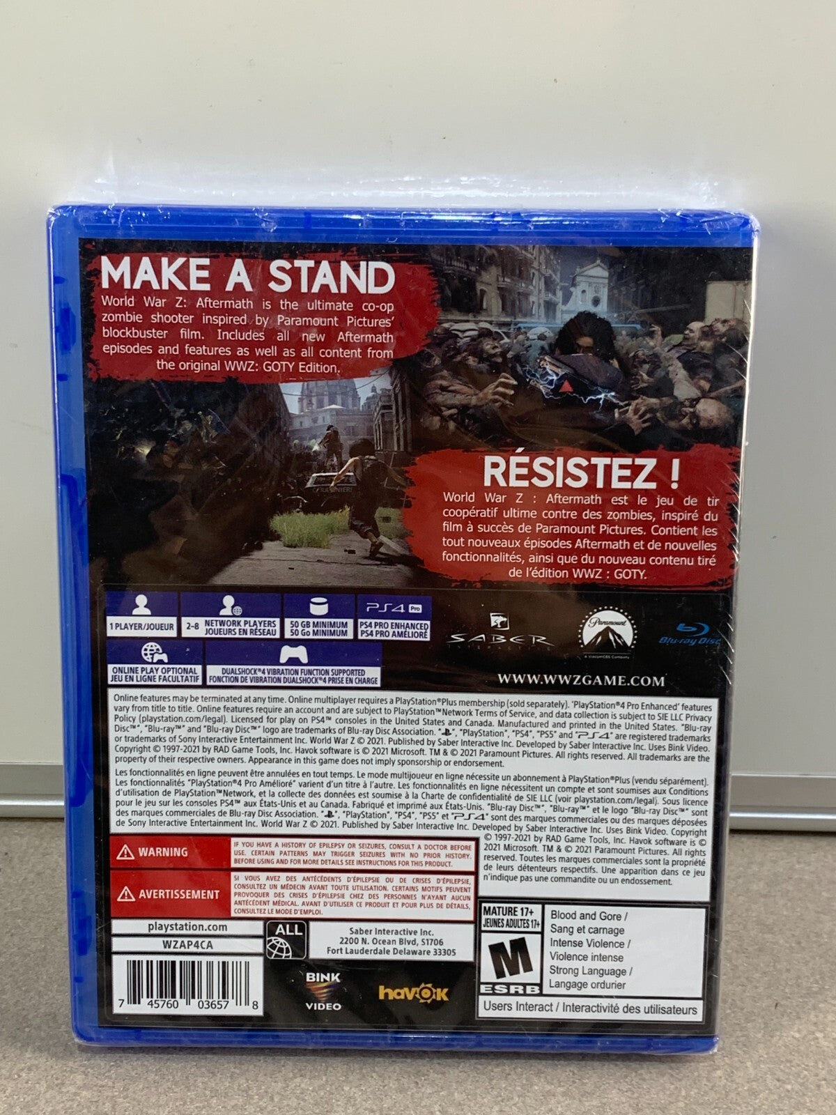 World War Z: Aftermath (Sony PlayStation 4, 2021)