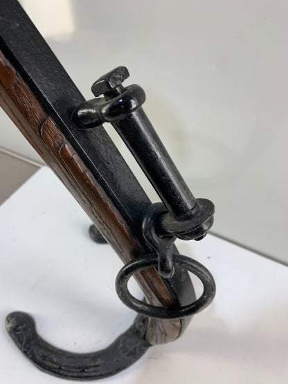 *RARE* Horseshoe, Horse Realted Umbrella Stand! Western Folk Art!