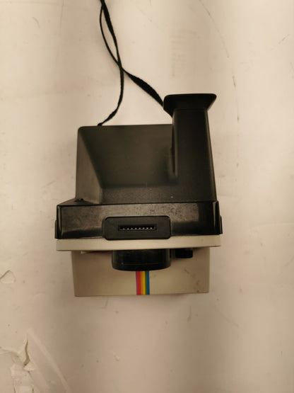 Vintage Original Polaroid SX-70 OneStep White Rainbow Stripe Land Camera