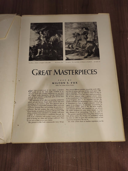 Vintage Rare Collectible - An Abrams Art Book - Great Masterpieces