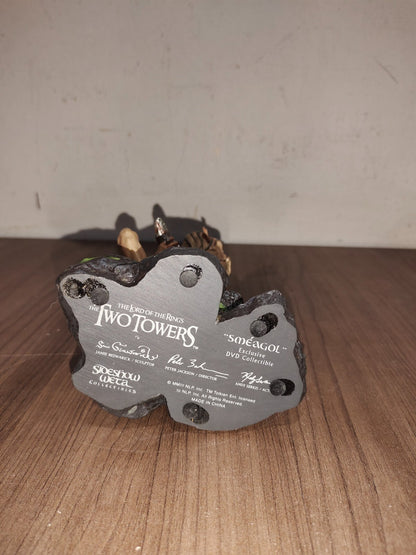 Lord of the Rings The Two Towers Smeagol Gollum Figurine Statue Collectible 7"