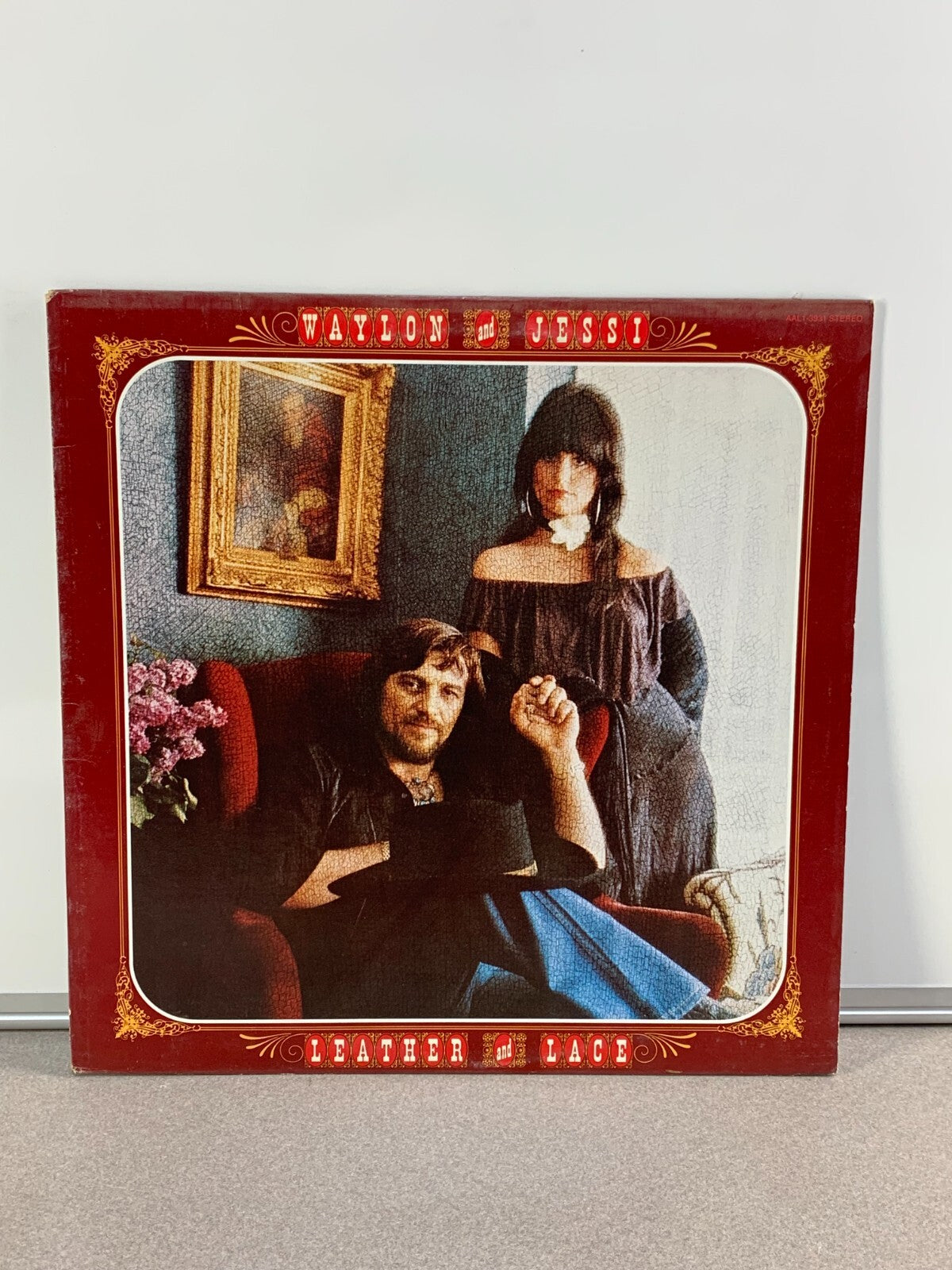 Waylon And Jessi - Leather And Lace (12" Vinyl) VG+/VG+