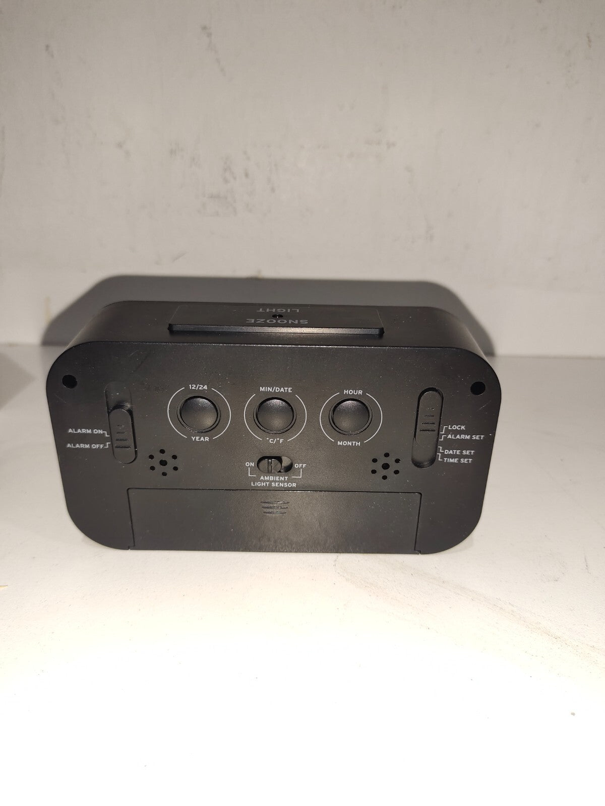 Timex Alarm Clock with Temperature Sensor and Large Display -  Model - T108B