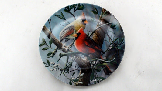 Kevin Daniel Cardinal Birds of Your Garden Collectors Plate