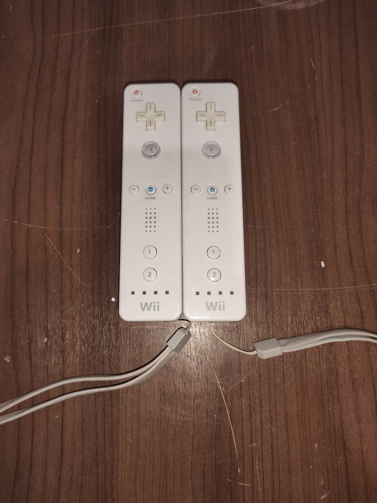 Nintendo Wii RVL-003 OEM Remote Control Controller White - Set of 2
