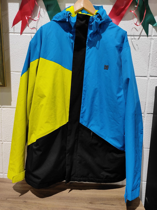 DC Shoes Exotek 10K Snowboard Ski Jacket Coat Winter Boys XL Blue Green