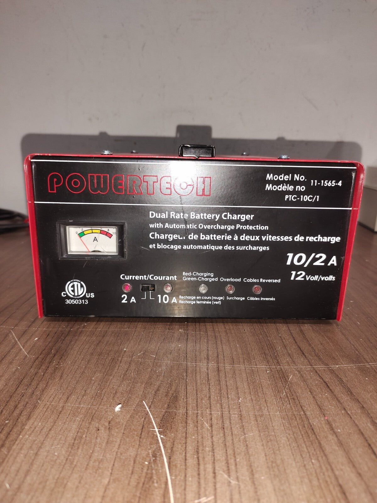 Power Tech Dual Rate Battery Charger - 11-1565-4 - PTC-10C/1