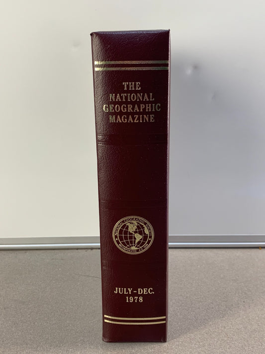 Vintage - The National Geographic Magazine & Slipcase July - Dec 1978