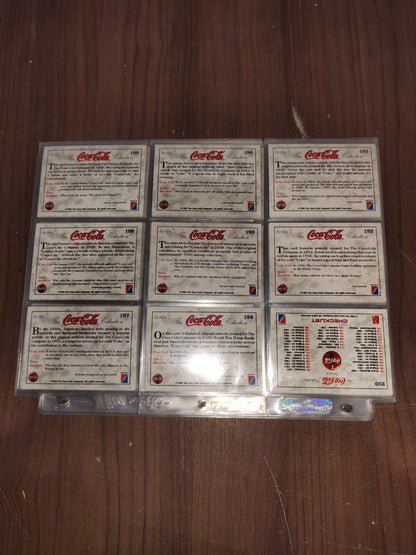 Vintage Collectible Coca-Cola Cards - Series 2 - Cards #101-200 Cards