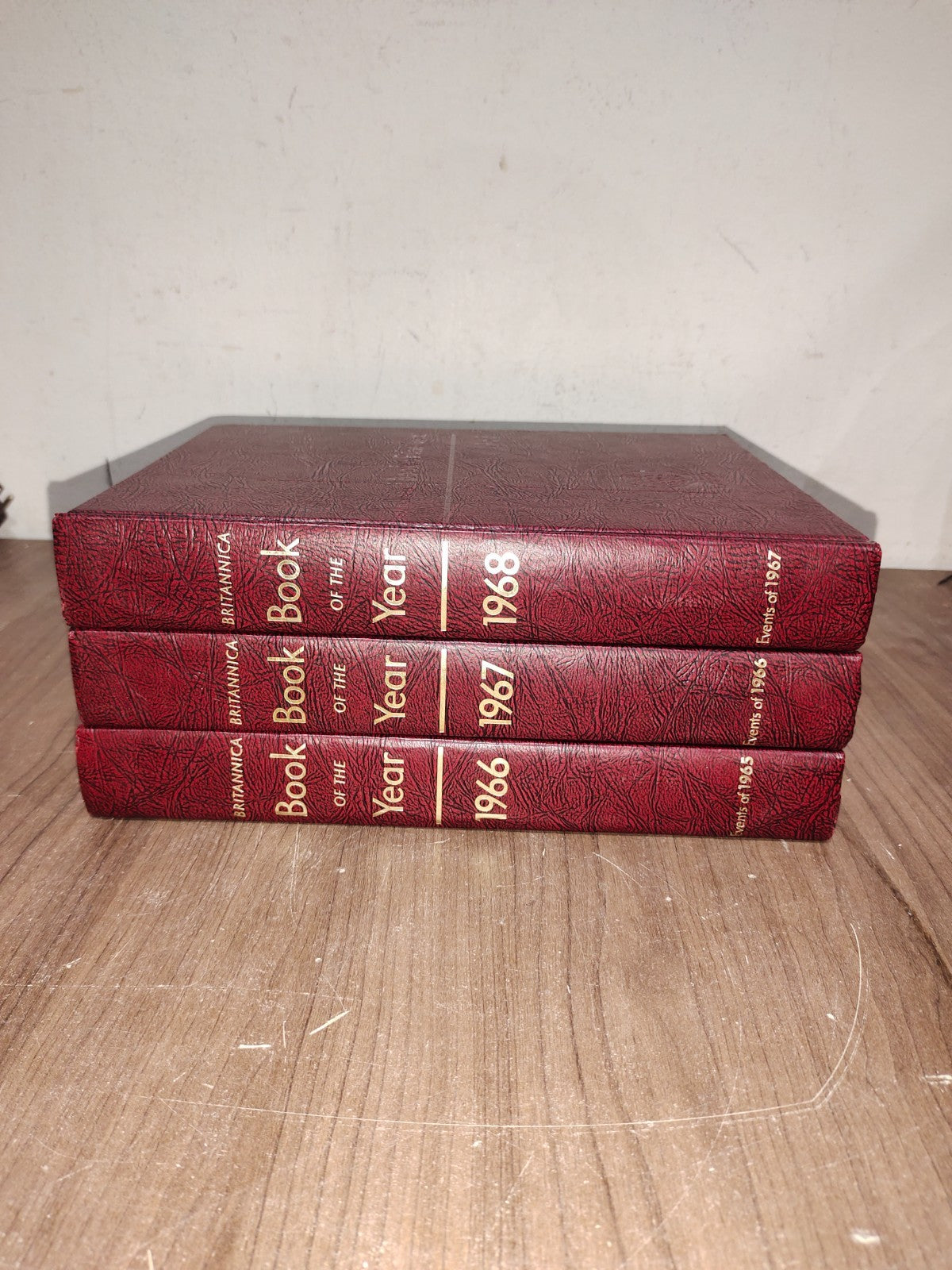 Encyclopedia Britannica Book Year - Set of 3 (1966-1967-1968)
