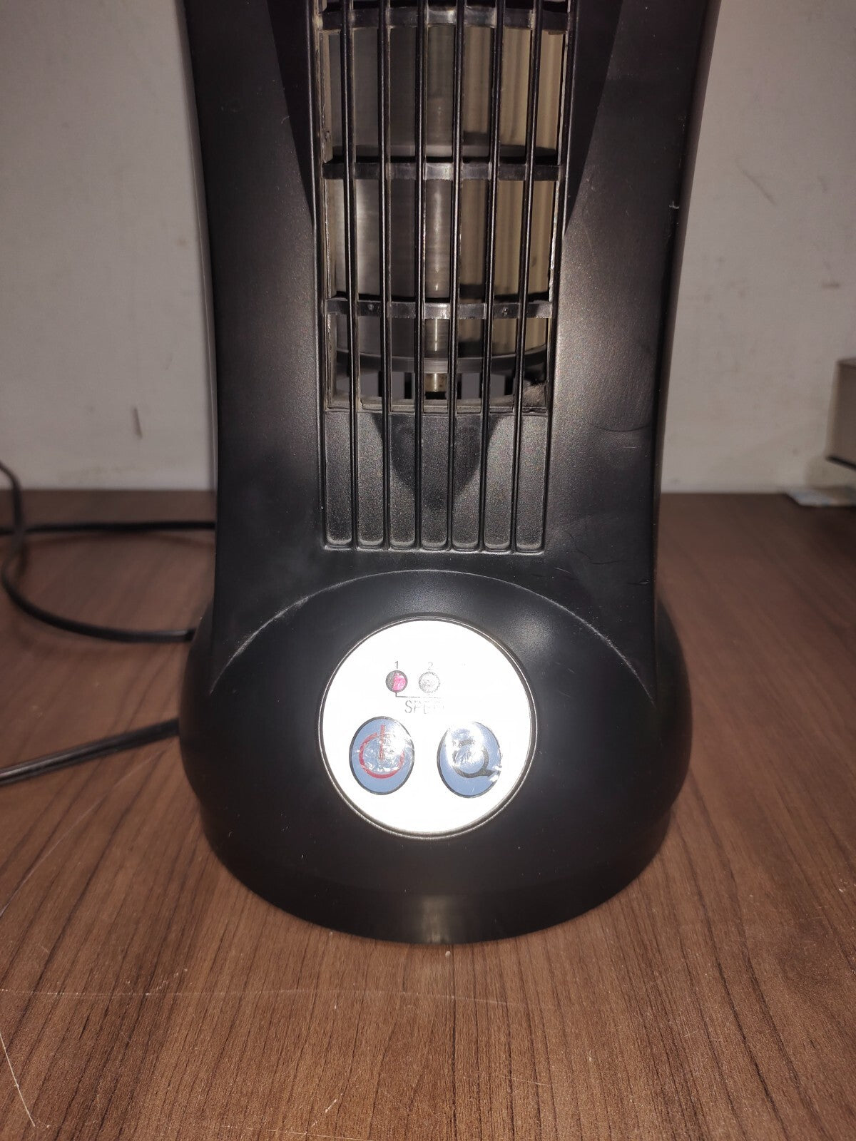 Weatherworks Twin Tower Wind Rotating Desktop Personal Fan - 14TSMBD1