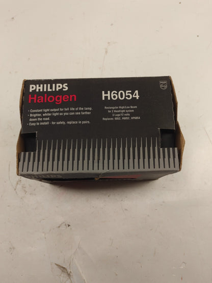 Philips H6054 Longer Life Halogen Rectangular Sealed Beam Headlight System