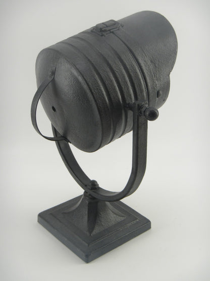 Industrial Spotlight Table Clock