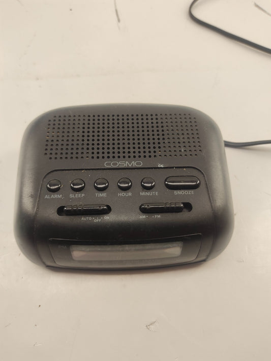 Vintage COSMO Digital Alarm Clock Radio AM/FM, Tested/Works