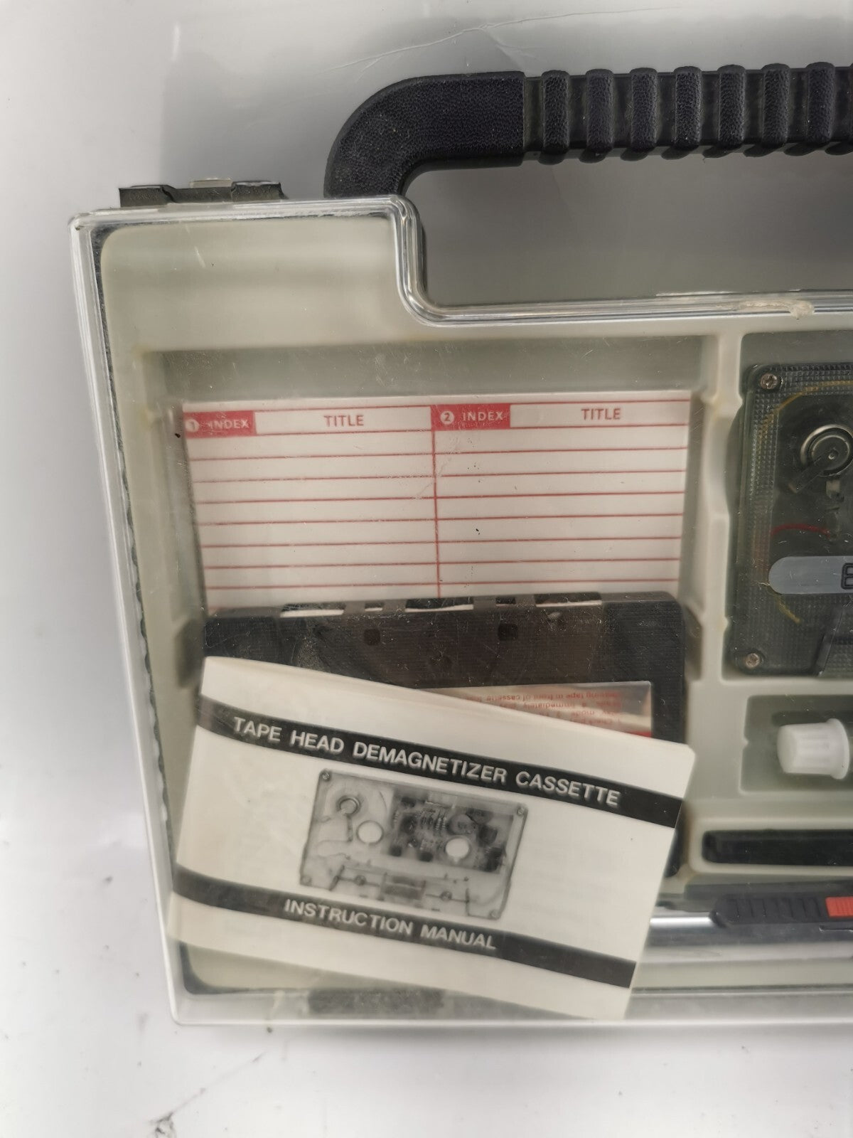 Bib Audio cassette care system