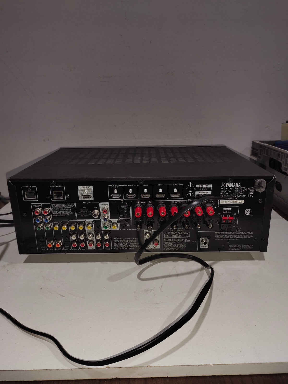 Yamaha RX-V671 7.1 Channel Home Theater Receiver